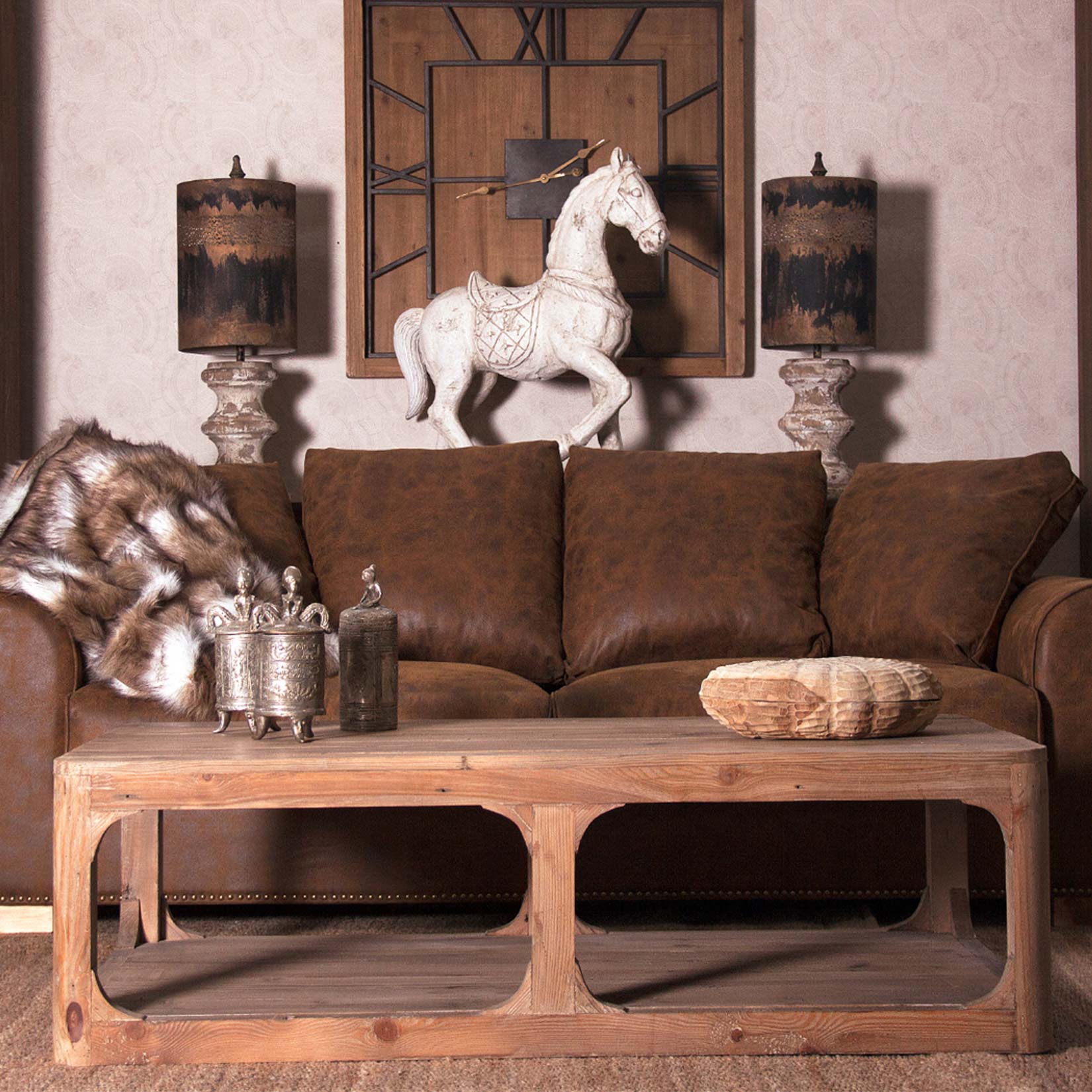 Horse sculpture