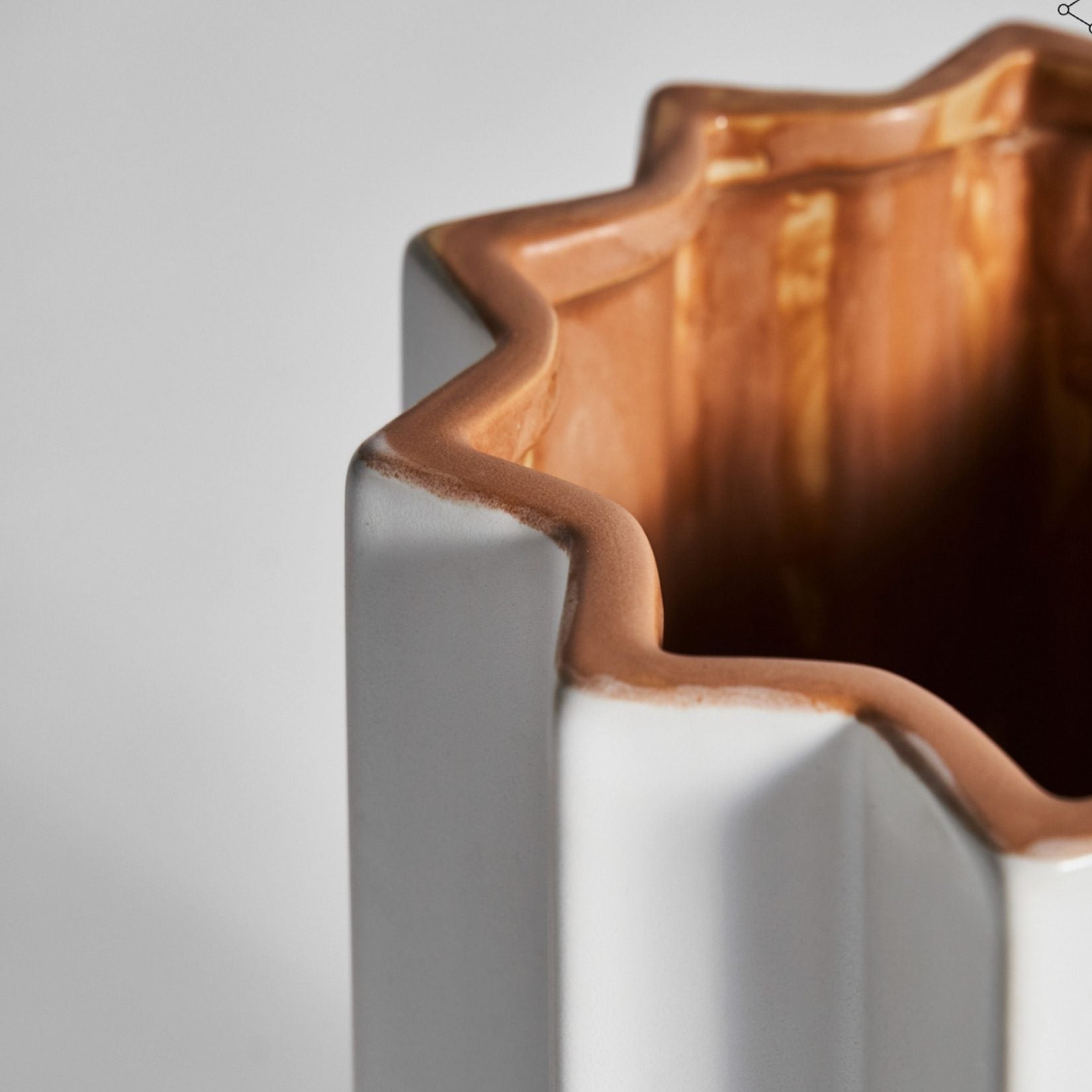 Pleated Stone Jug