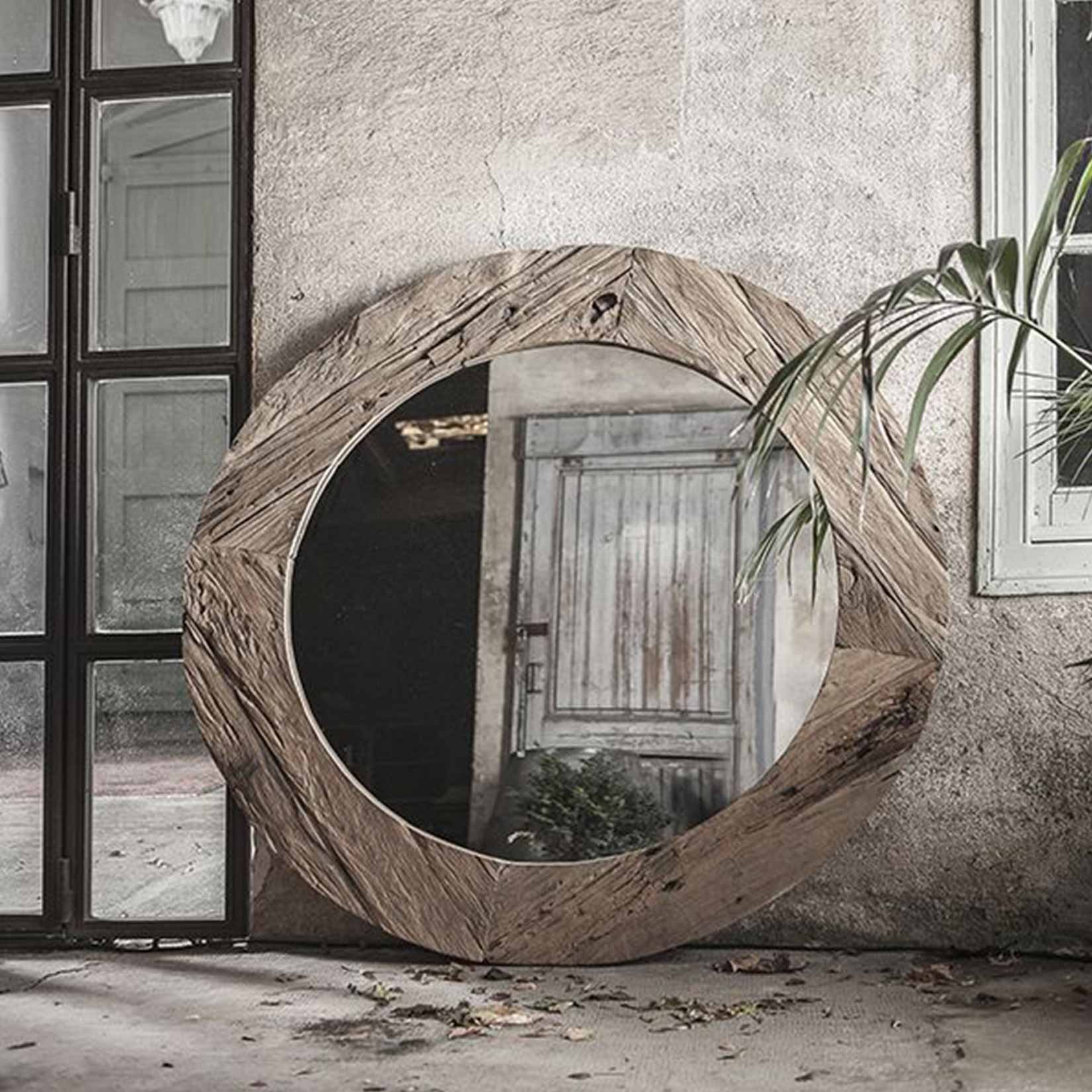 Erosi round mirror