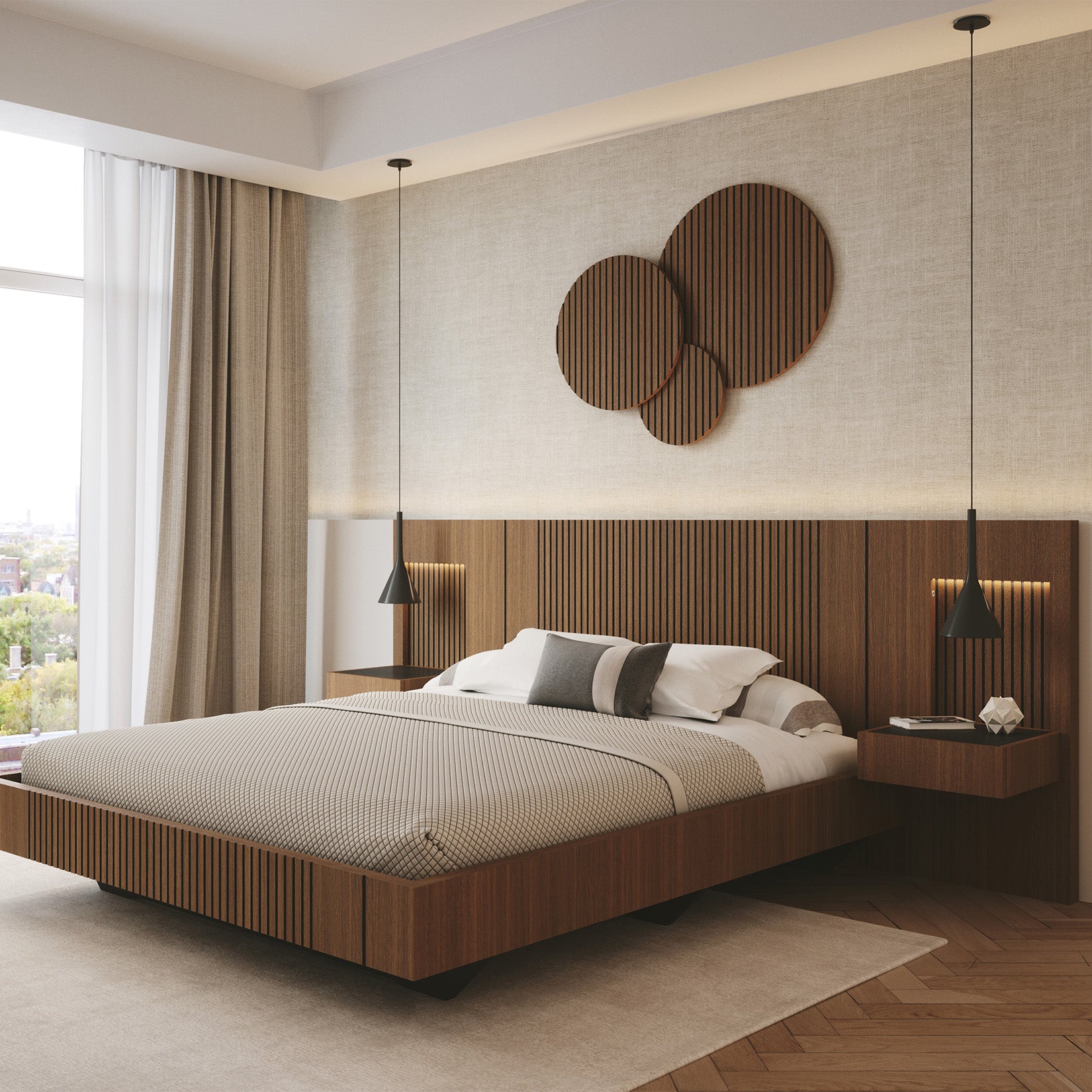 Woodtale Piana Full Bed with Drawers