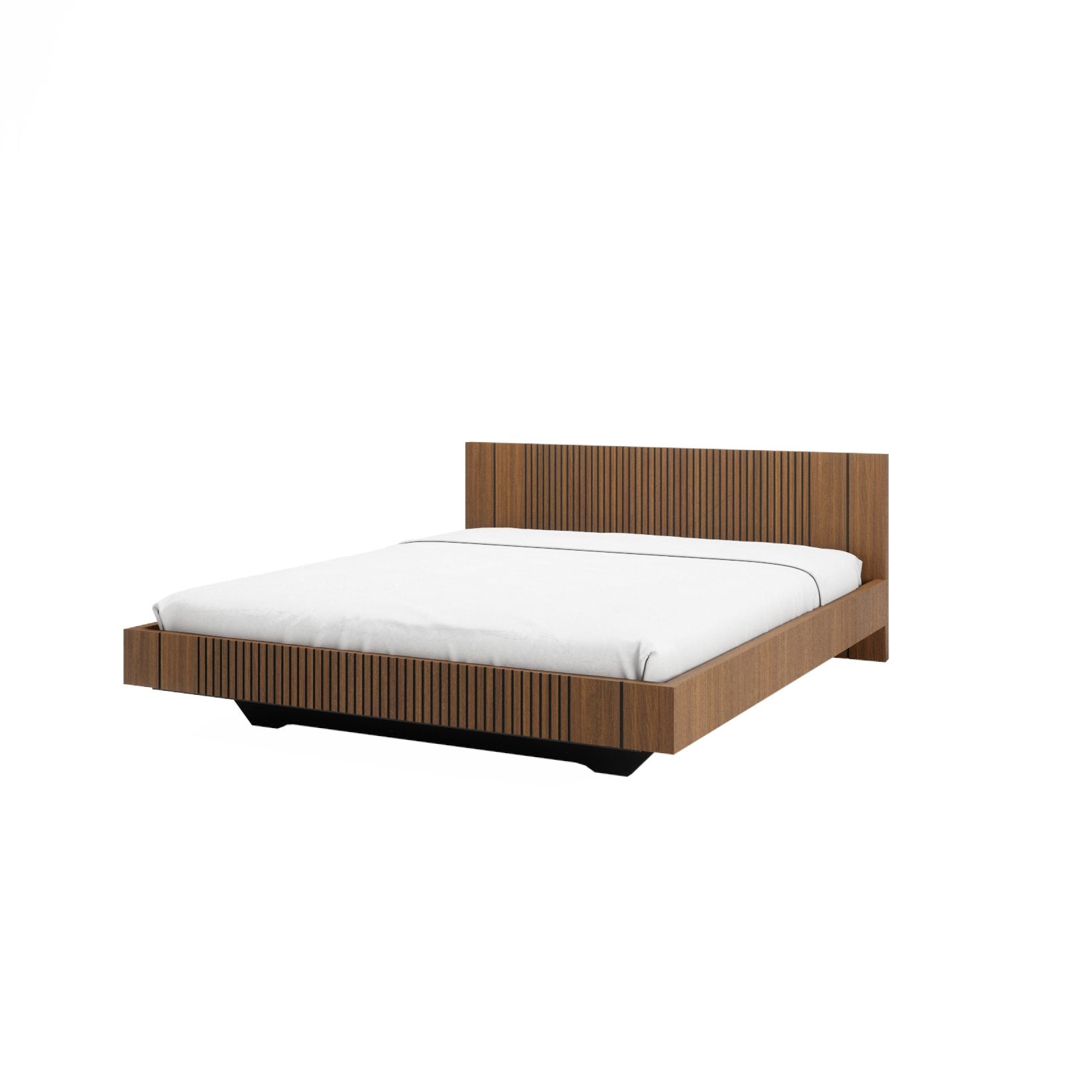 Full bed with simple Woodtale Piana headboard