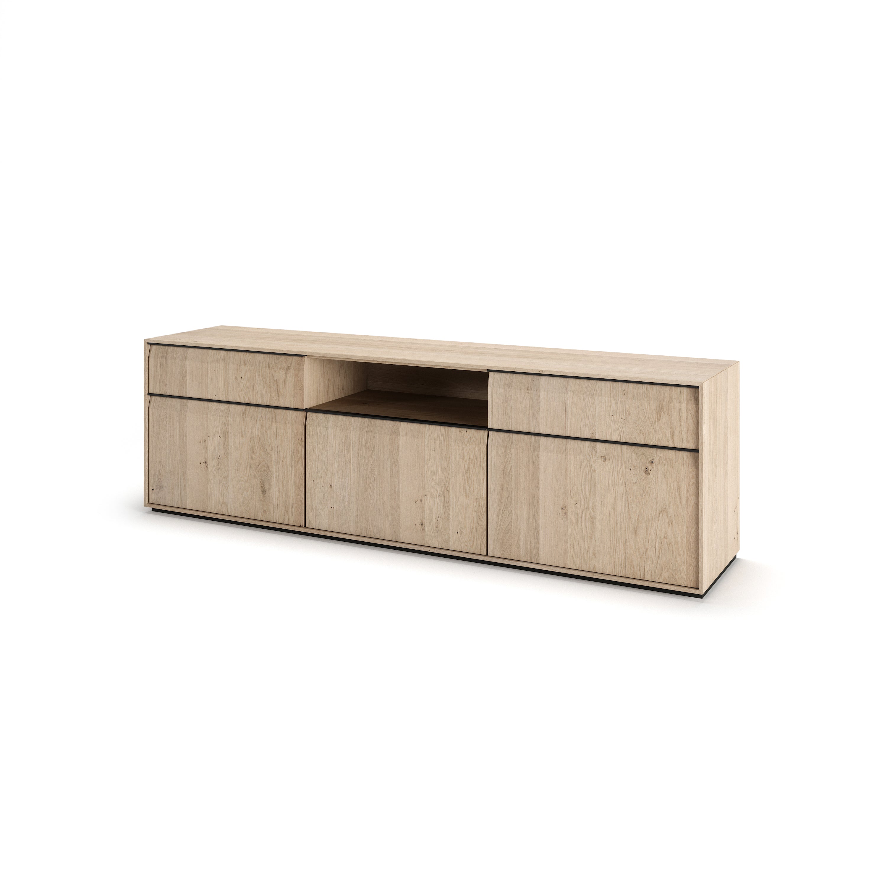 Móvel TV Porto  182cm com 3 portas, 2 gavetas e 1 nicho