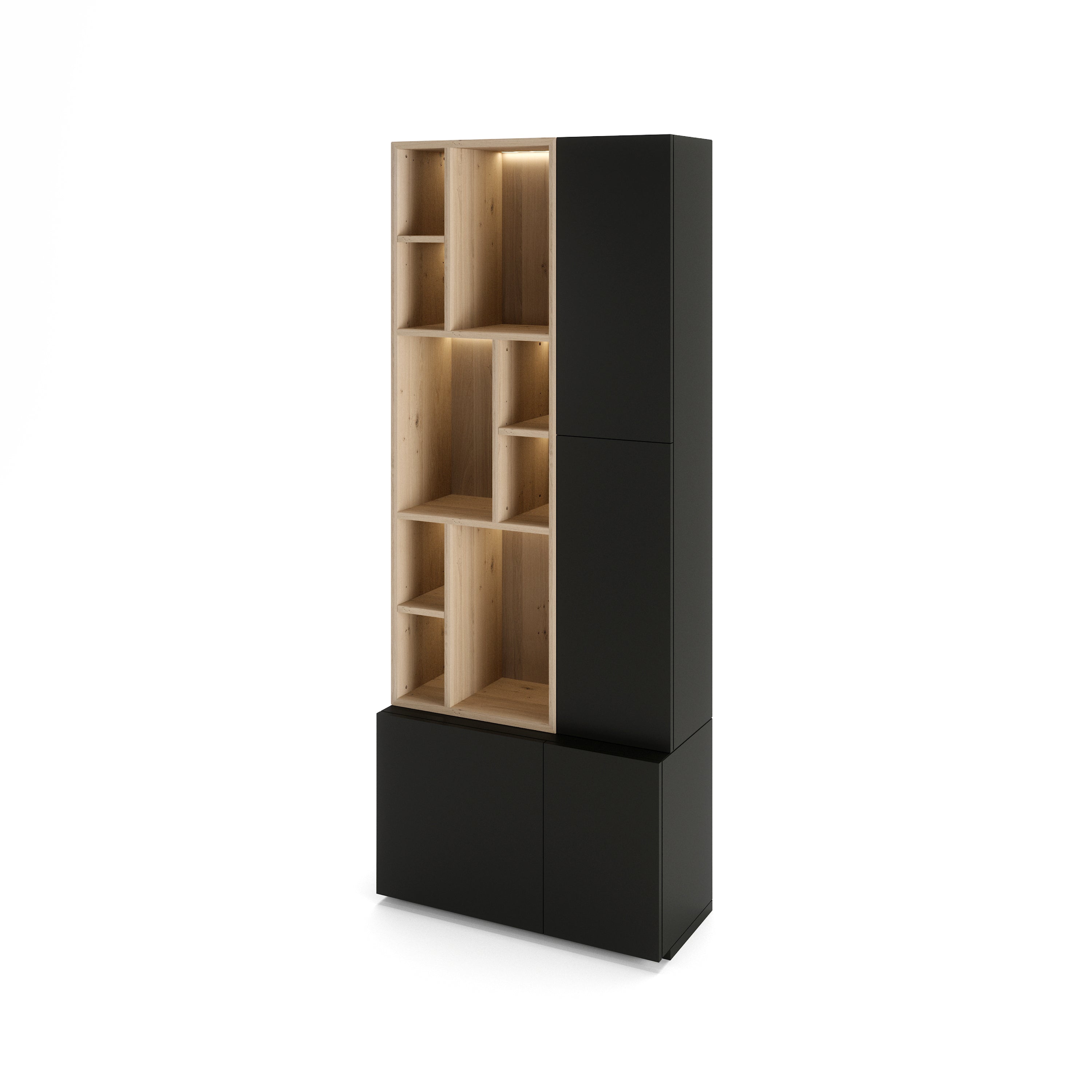 Vitrina alta Porto com 4 portas e nichos