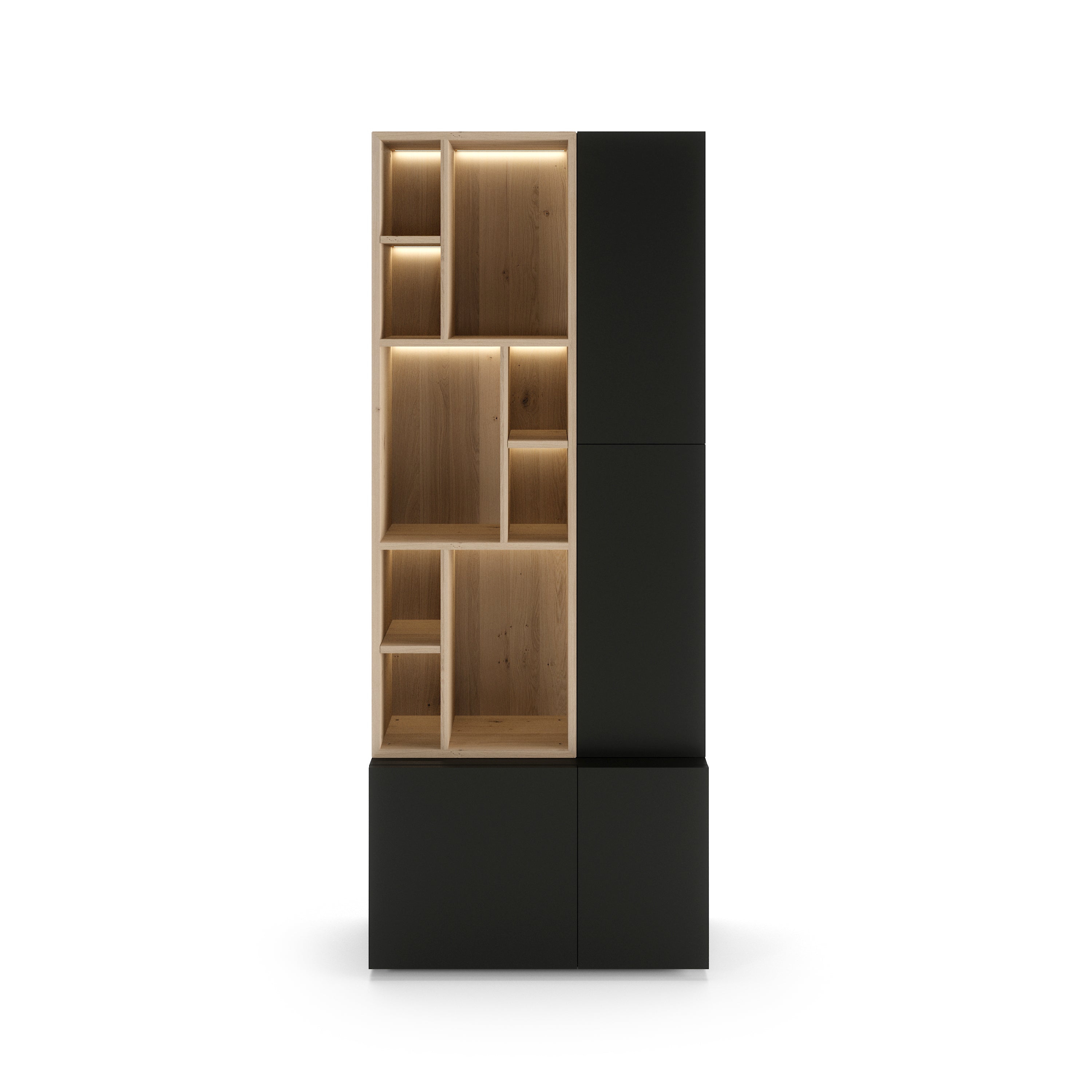 Vitrina alta Porto com 4 portas e nichos