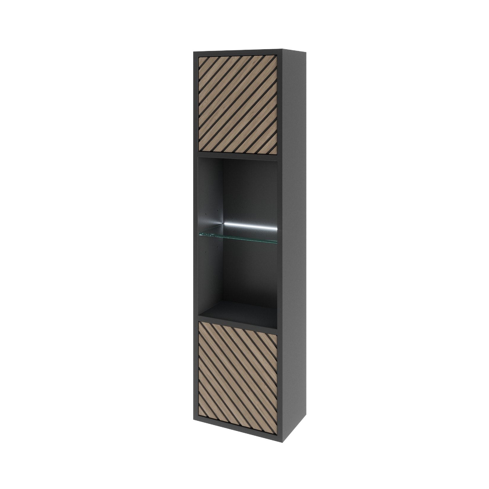 Woodtale Slide Hanging Display Cabinet