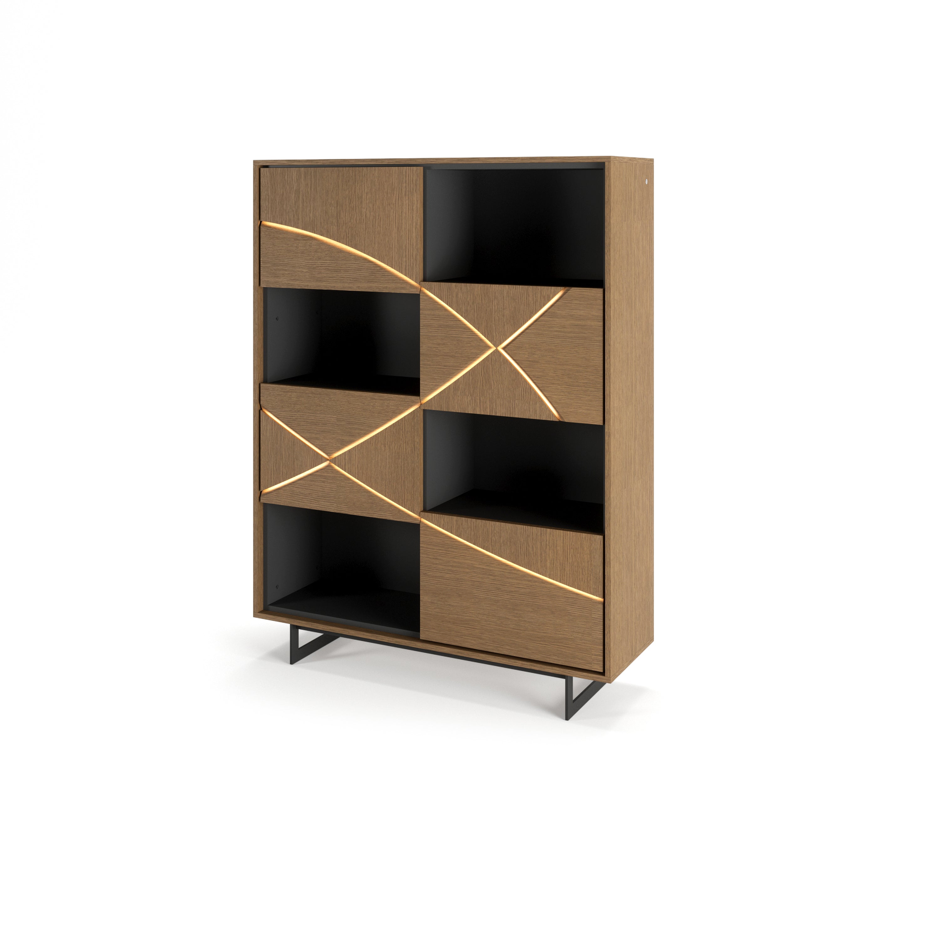 Monte Carlo 4-door display cabinet