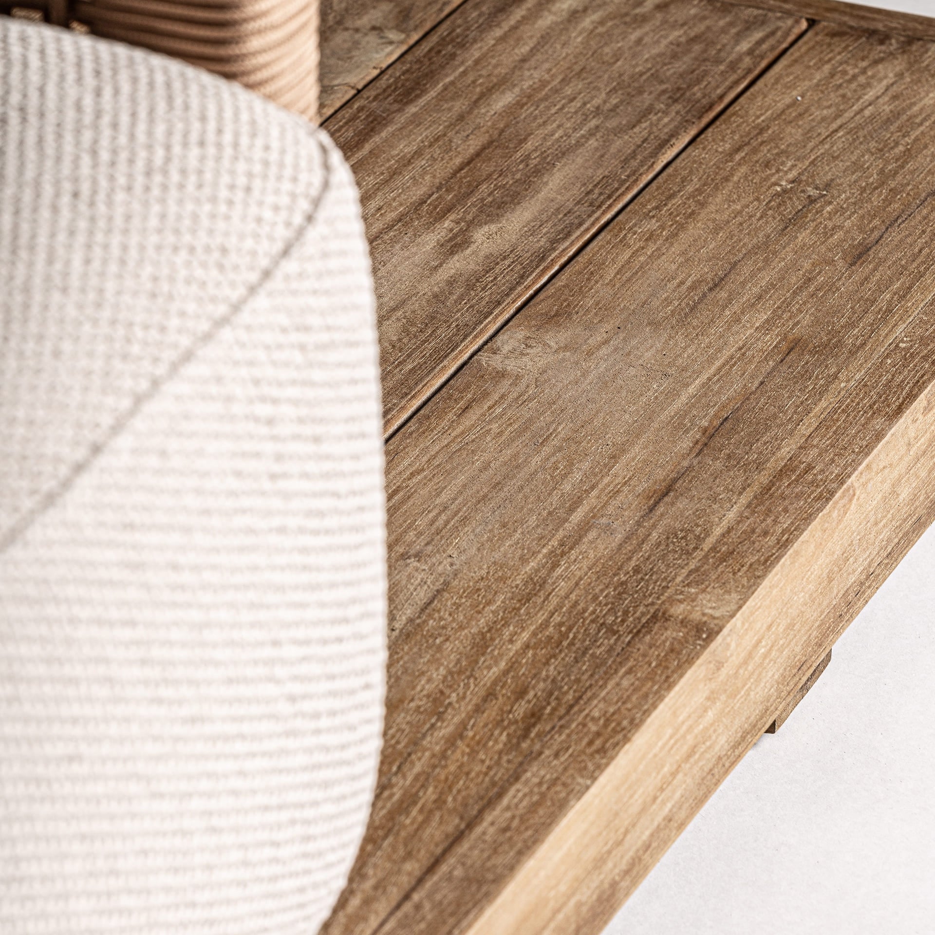 Trena sofa with wooden base
