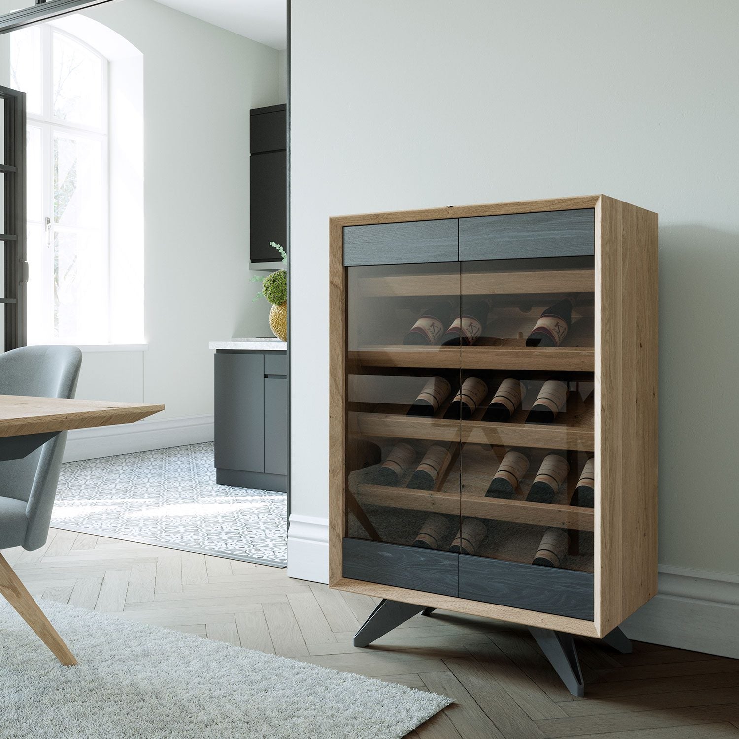 Woodtale Milano Wine Rack