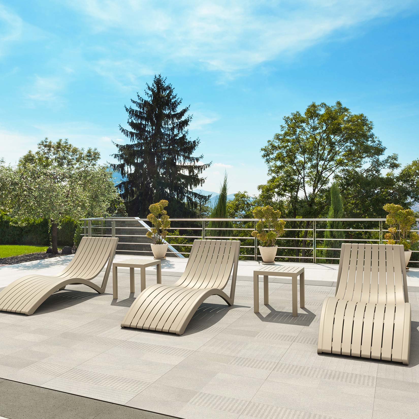 Milos reclining lounger