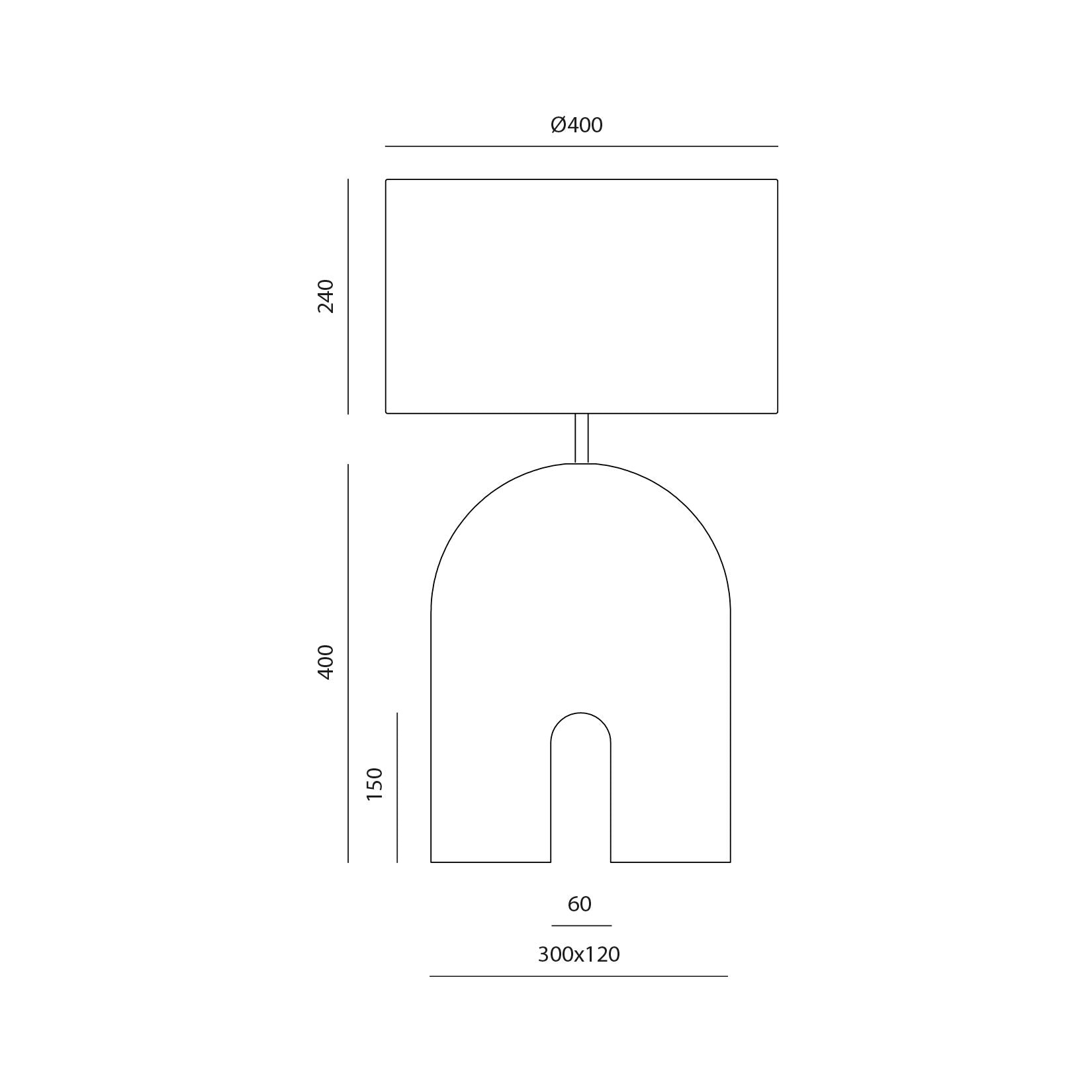 Candeeiro de mesa Home