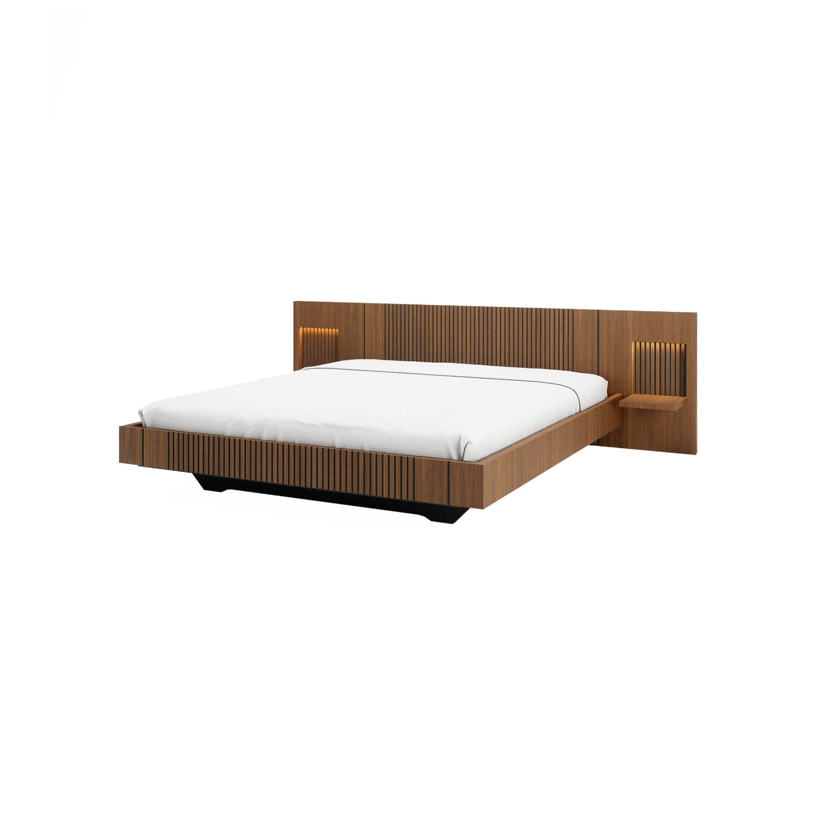 Woodtale Piana Full Bed with Shelves