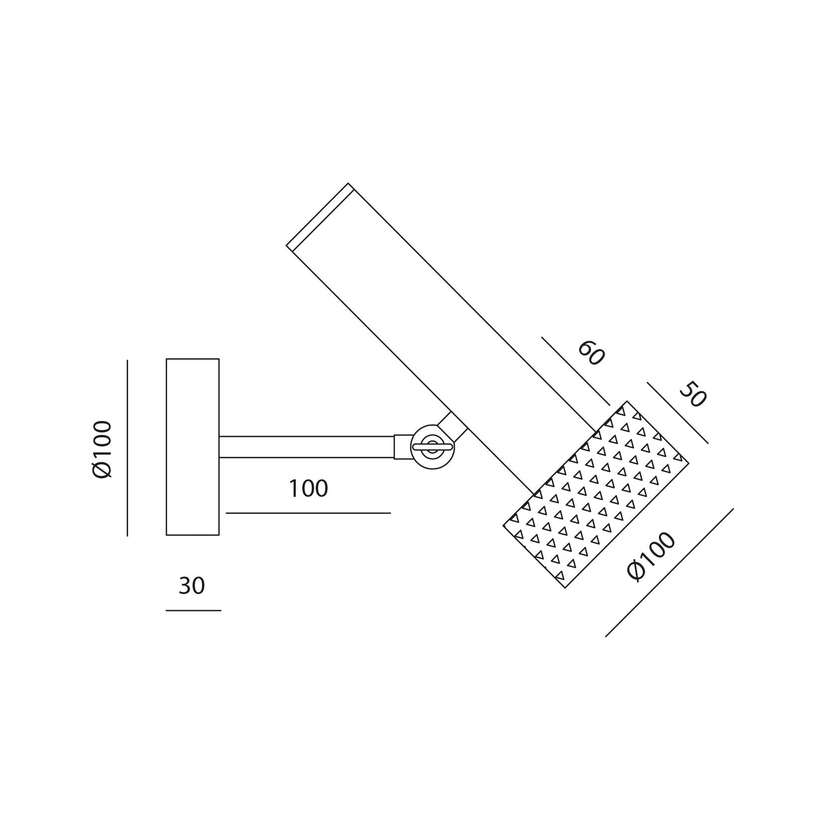 Focus wall lamp