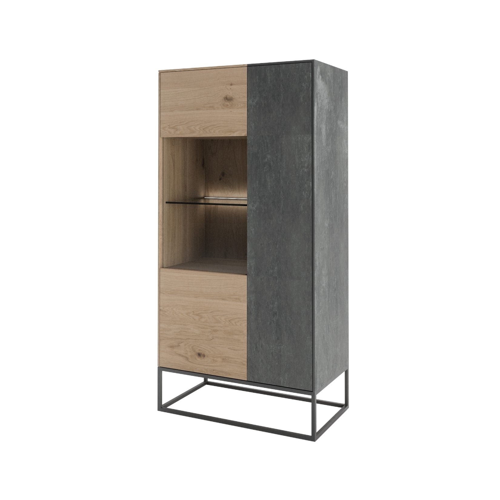 Woodtale Lounge tall display cabinet 