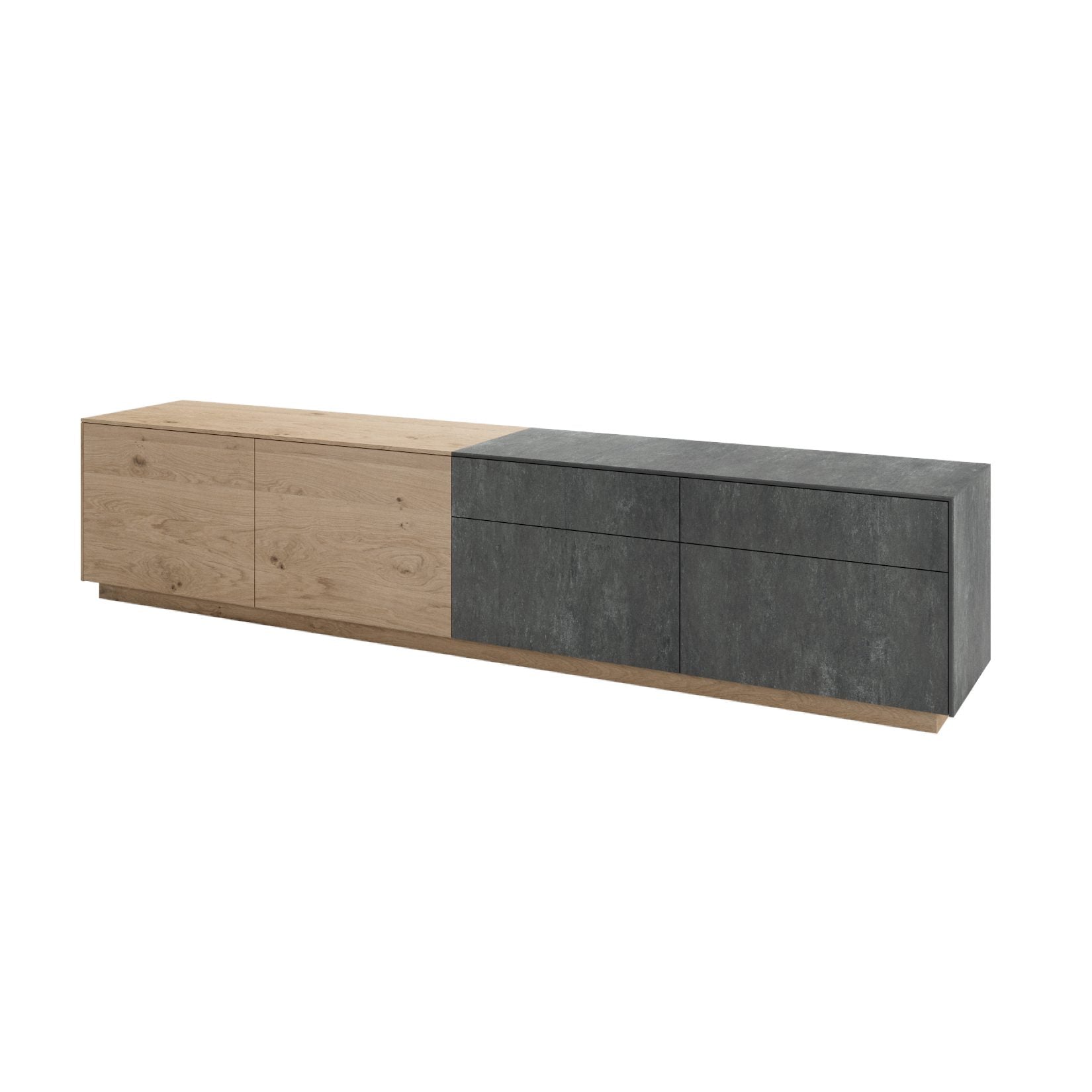 Woodtale Lounge TV Unit 242cm 