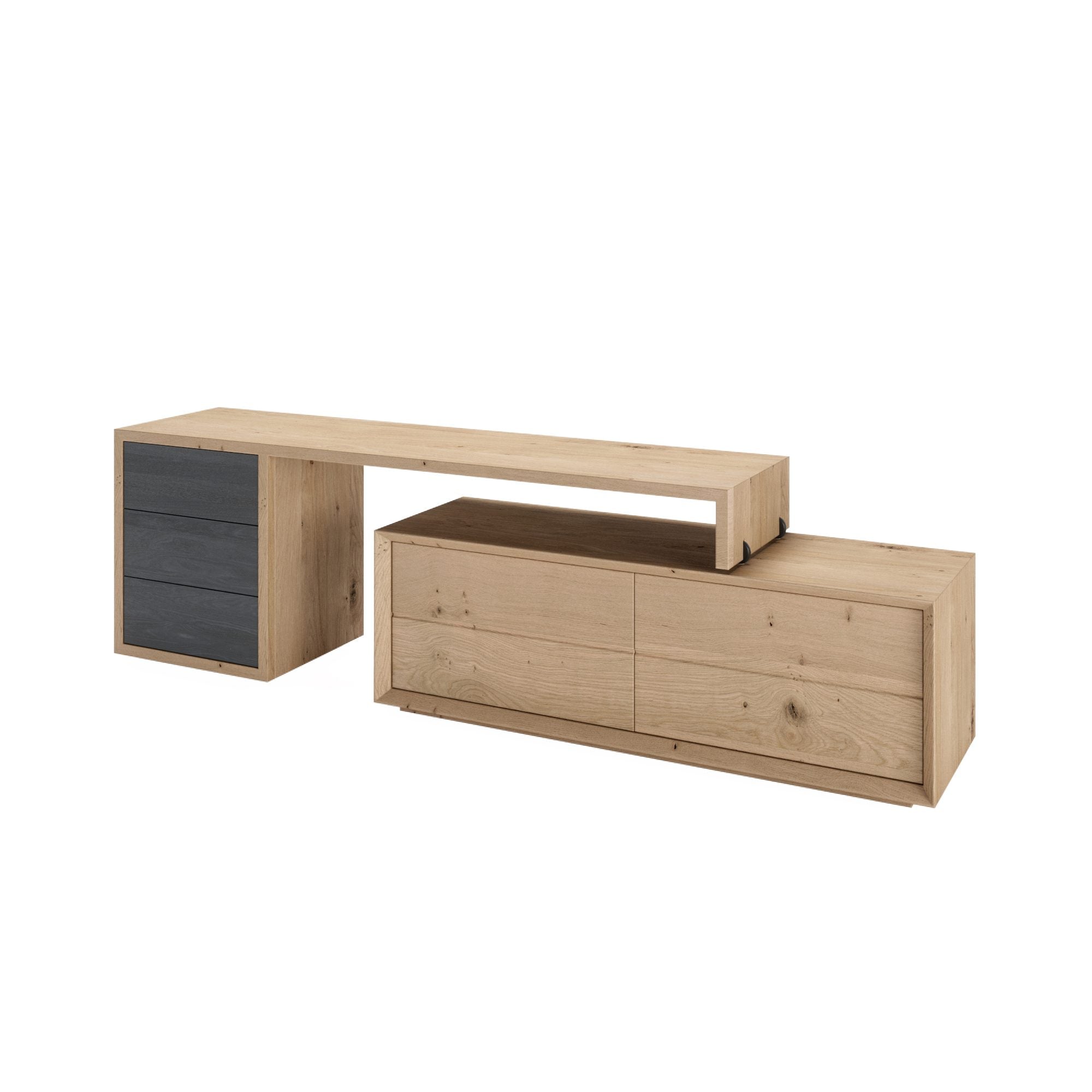 Woodtale Milano extendable TV stand 