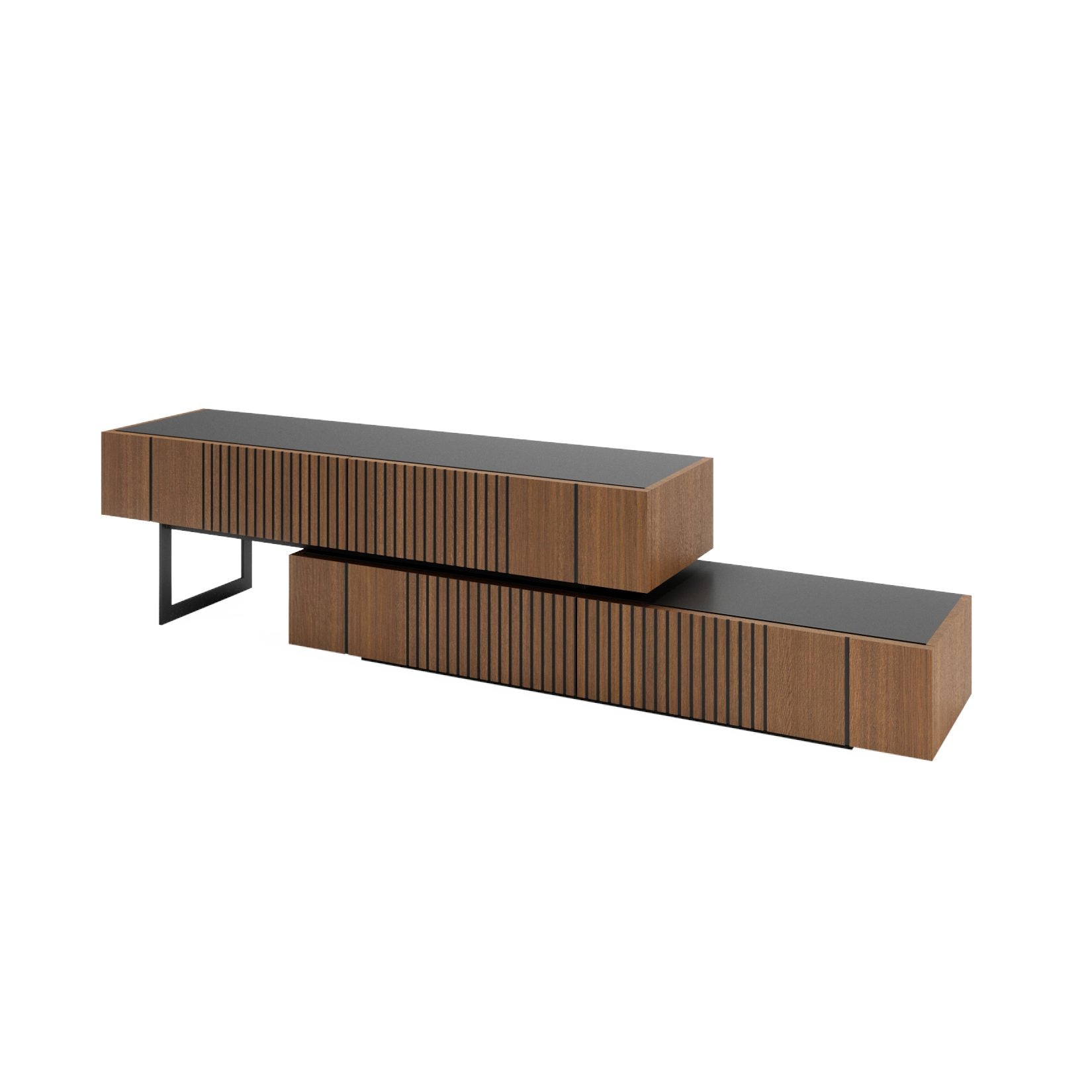 Woodtale Piana low TV stand 