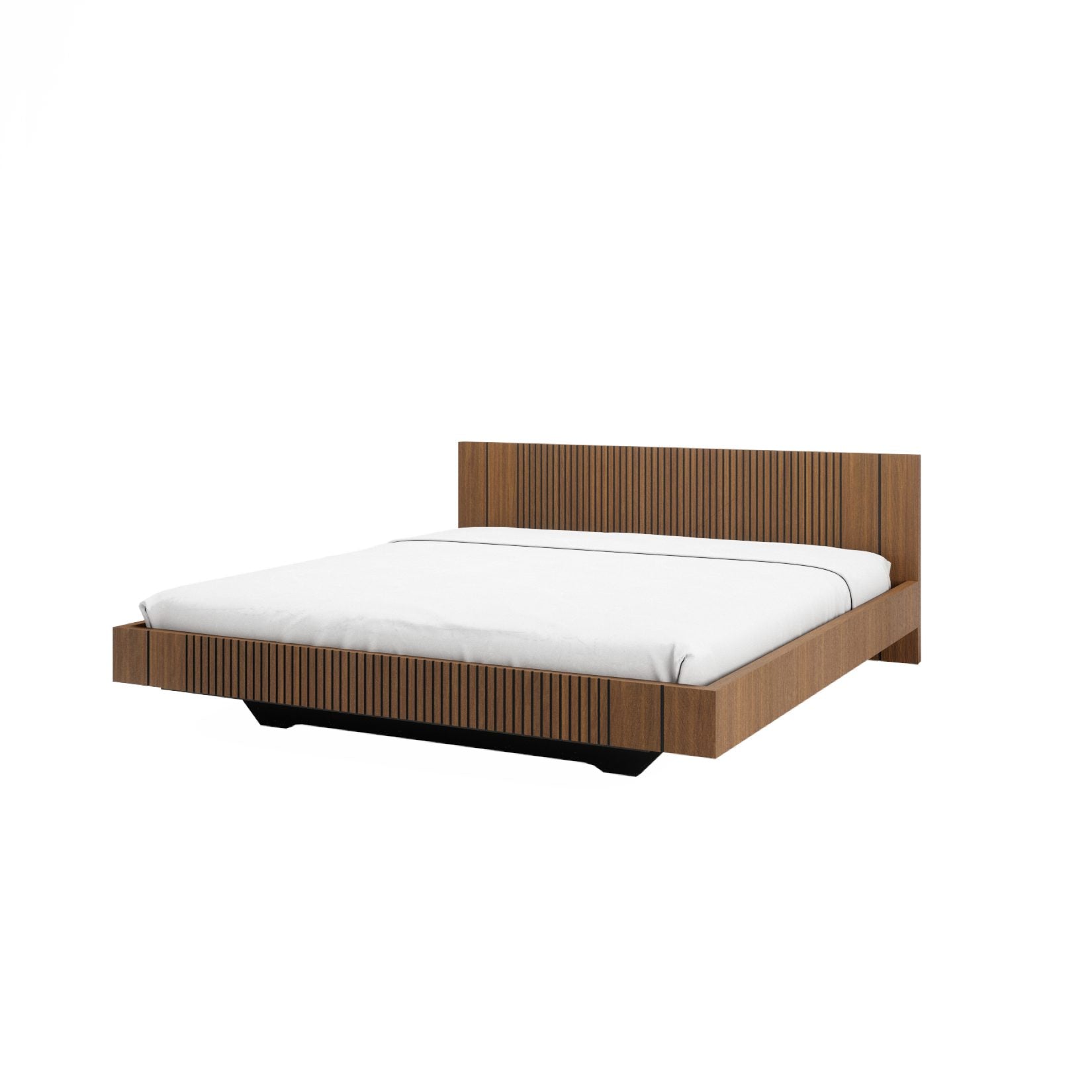 Cama completa com cabeceira simples Woodtale Piana