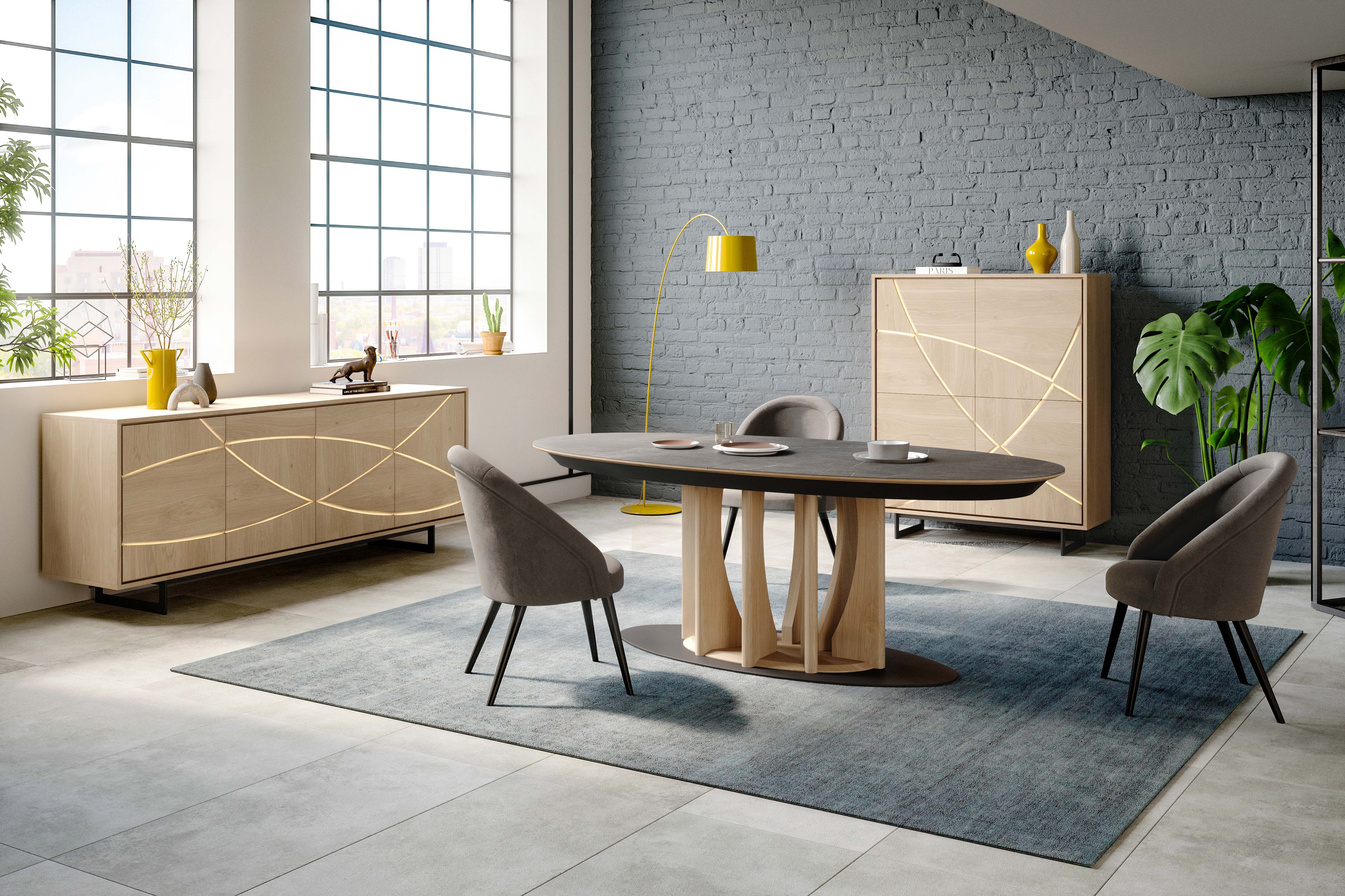 Aparador Santorin 220cm