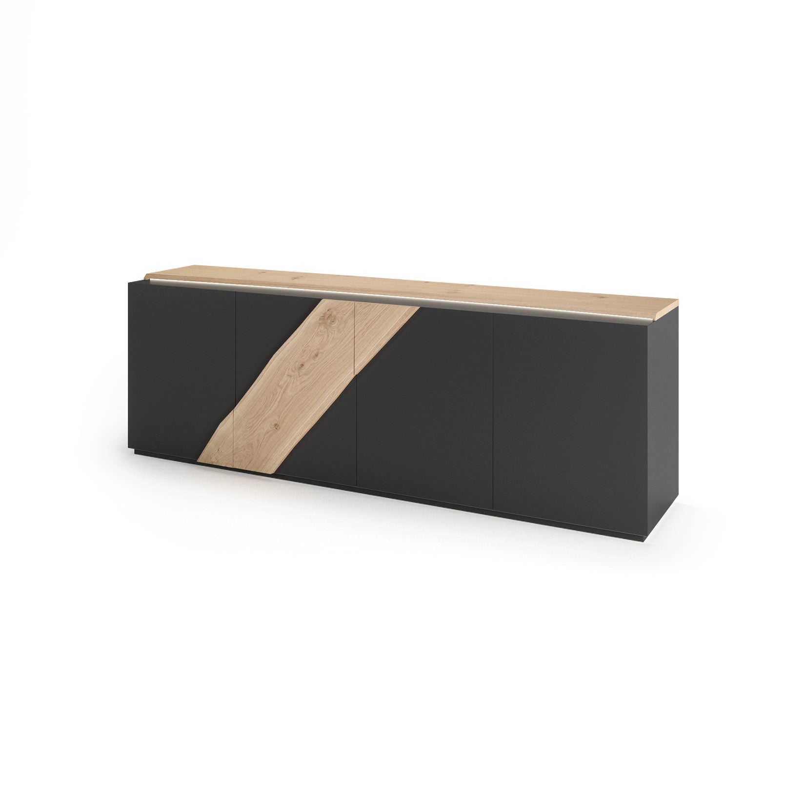 Aparador Woodland de 4 portas