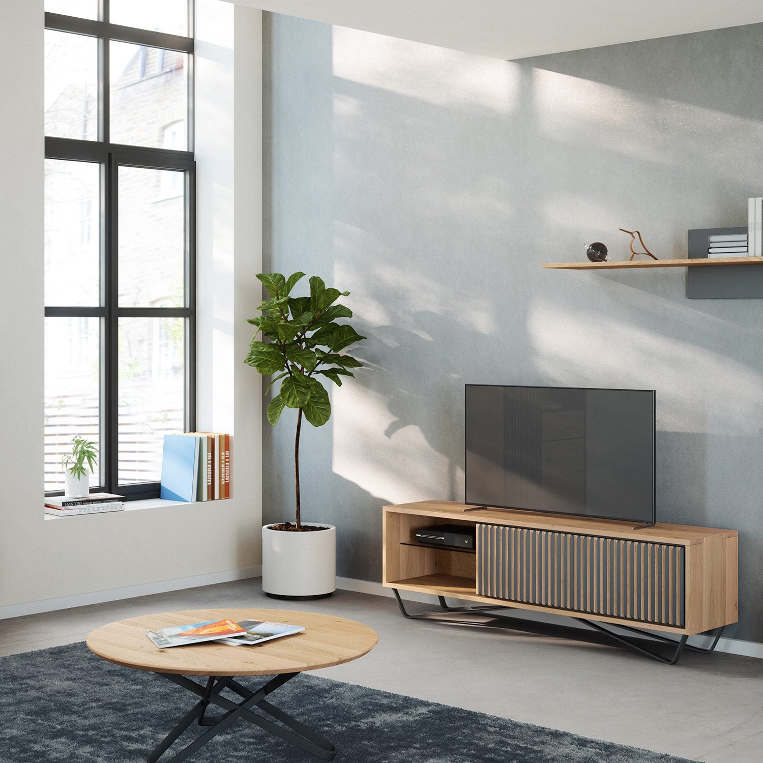 Woodtale Prisme TV stand 