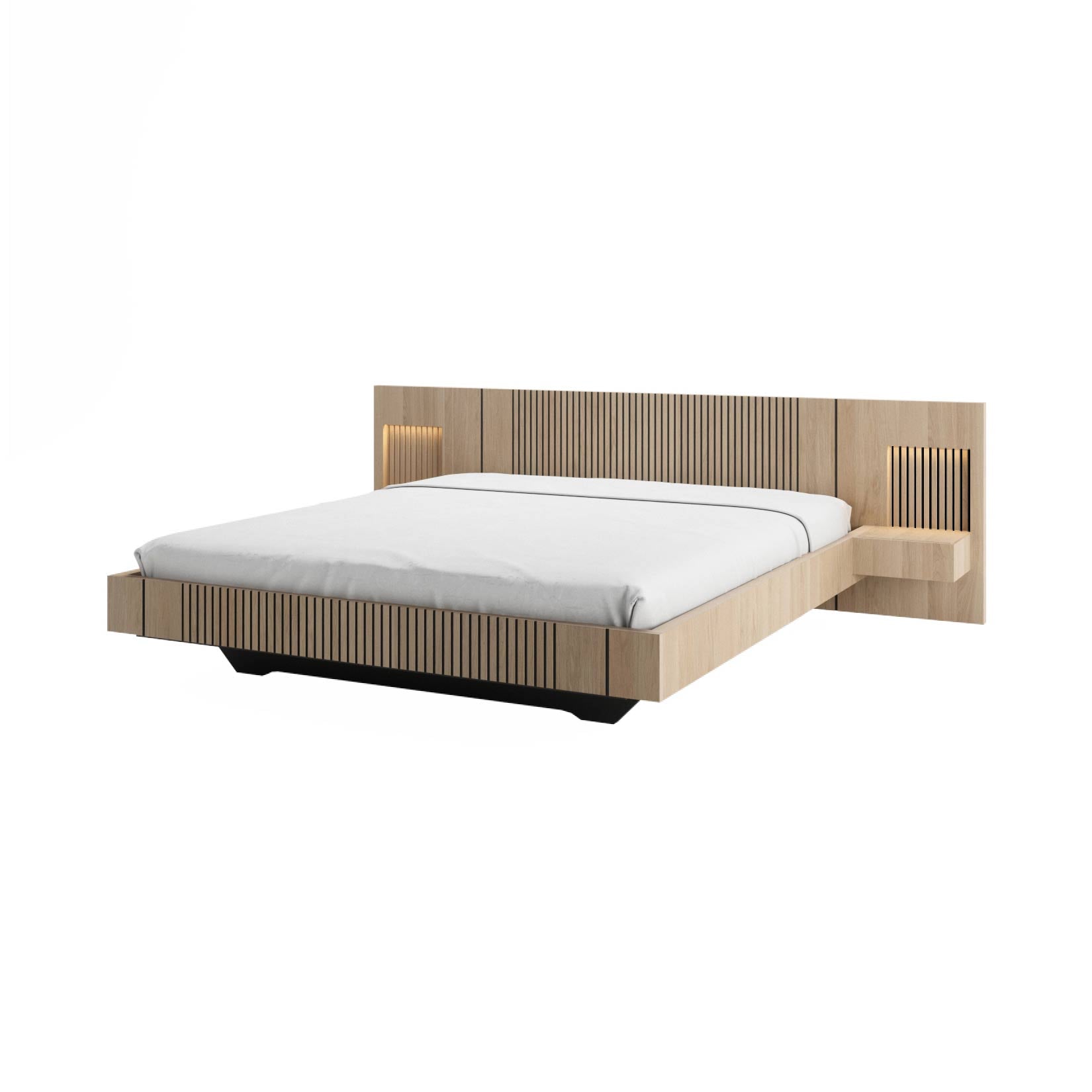 Cama completa com gavetas Woodtale Piana