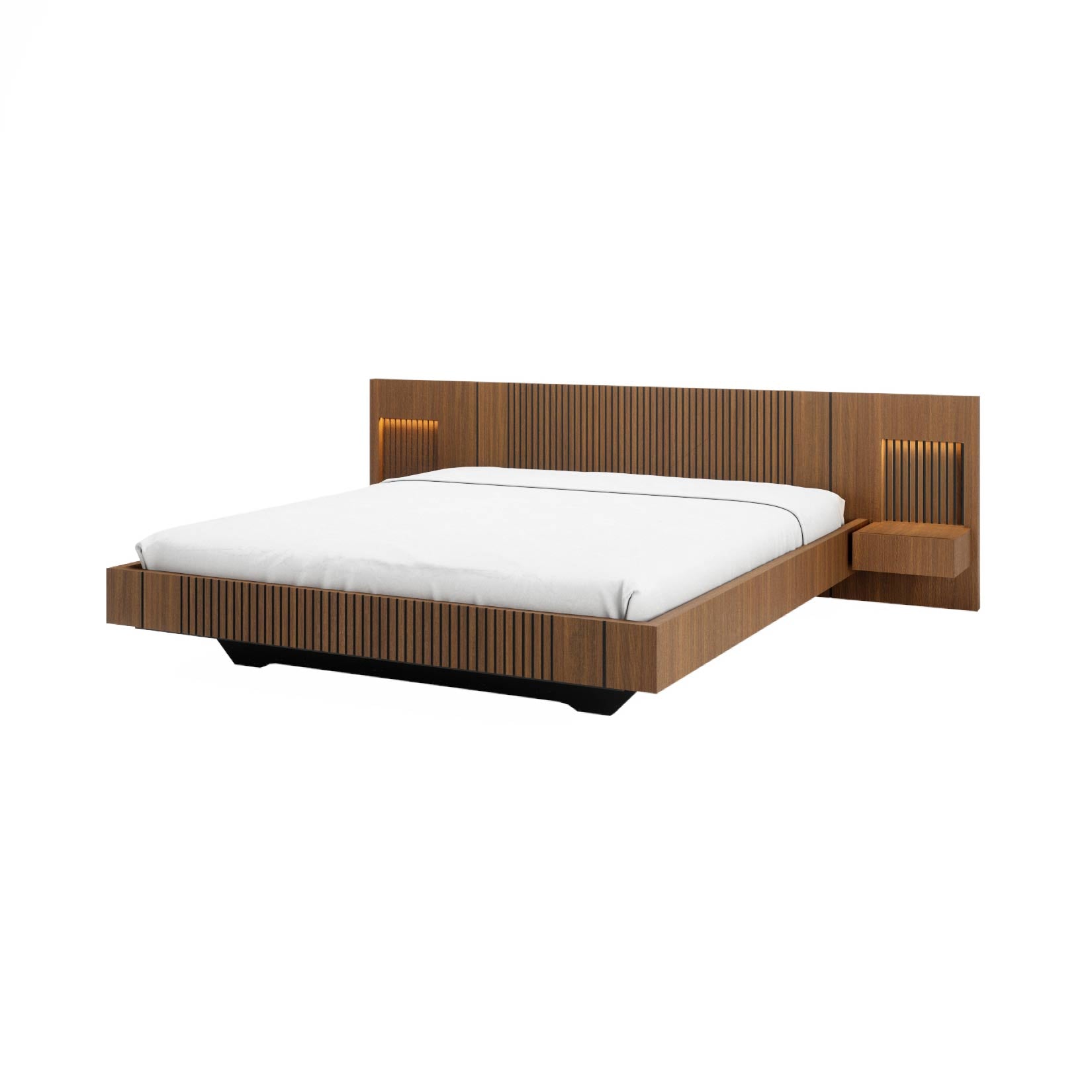 Cama completa com gavetas Woodtale Piana