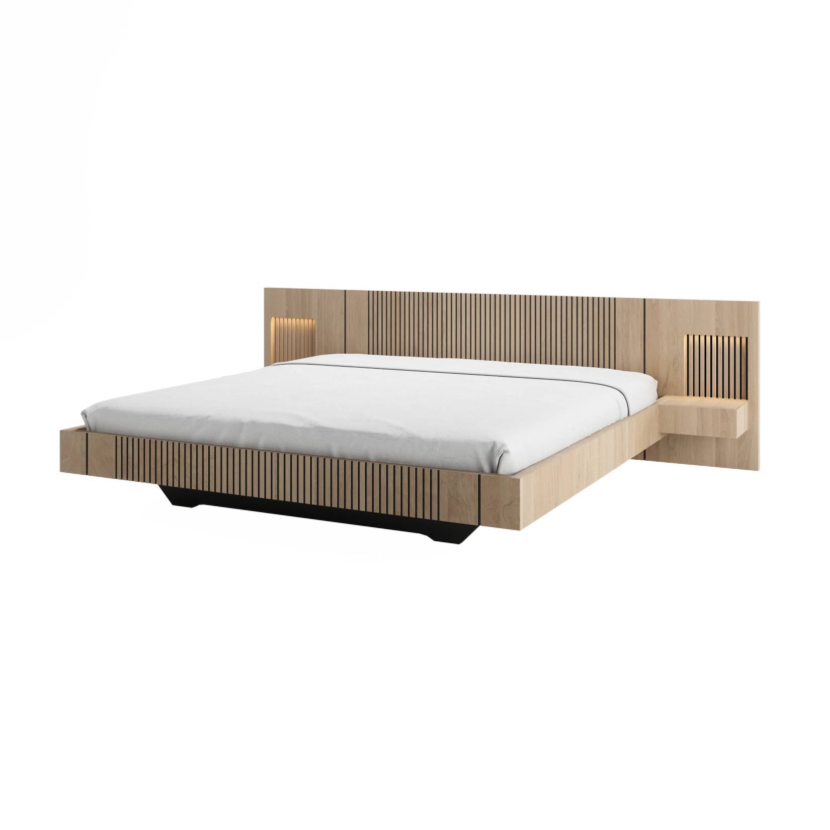 Cama completa com gavetas Woodtale Piana