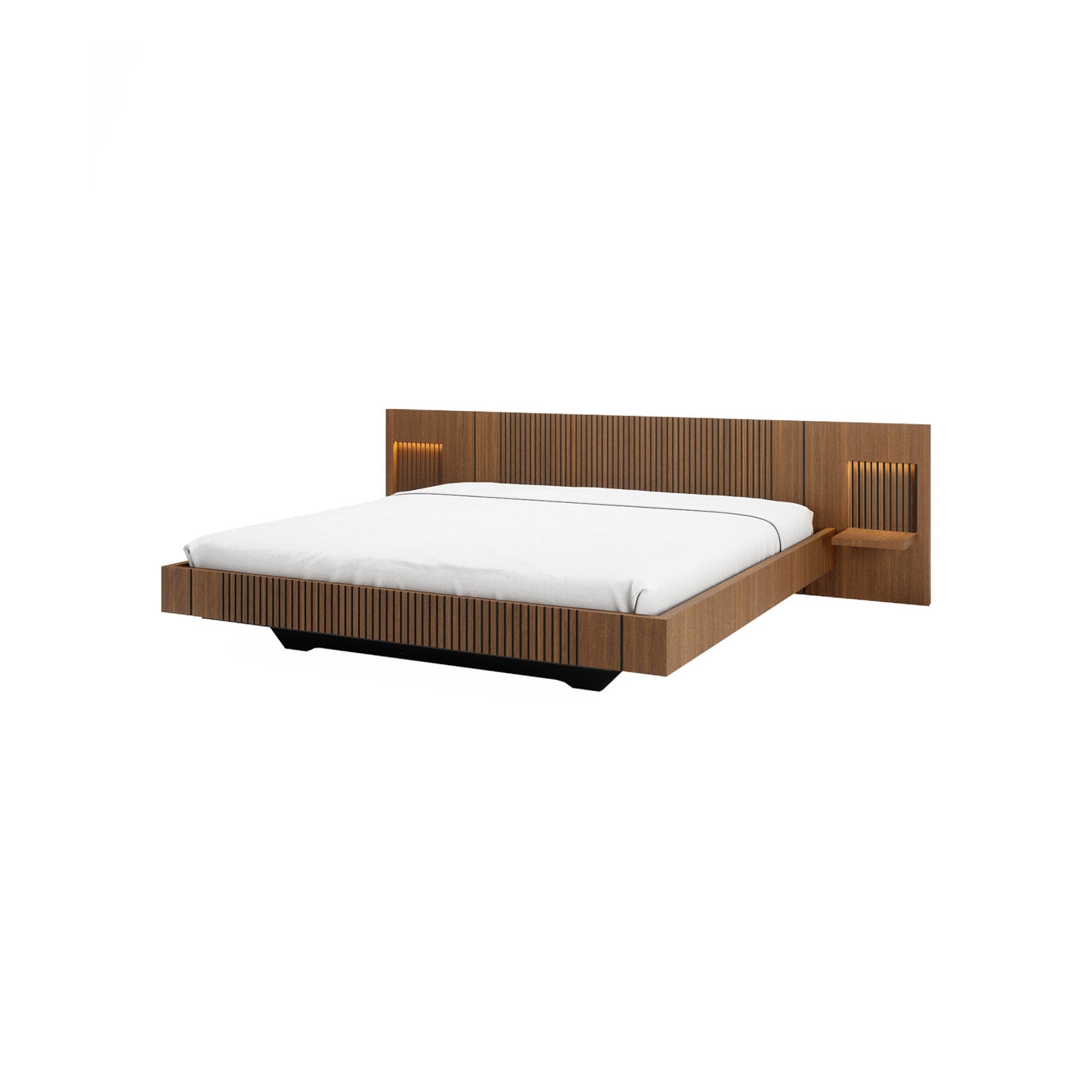 Cama completa com prateleiras Woodtale Piana