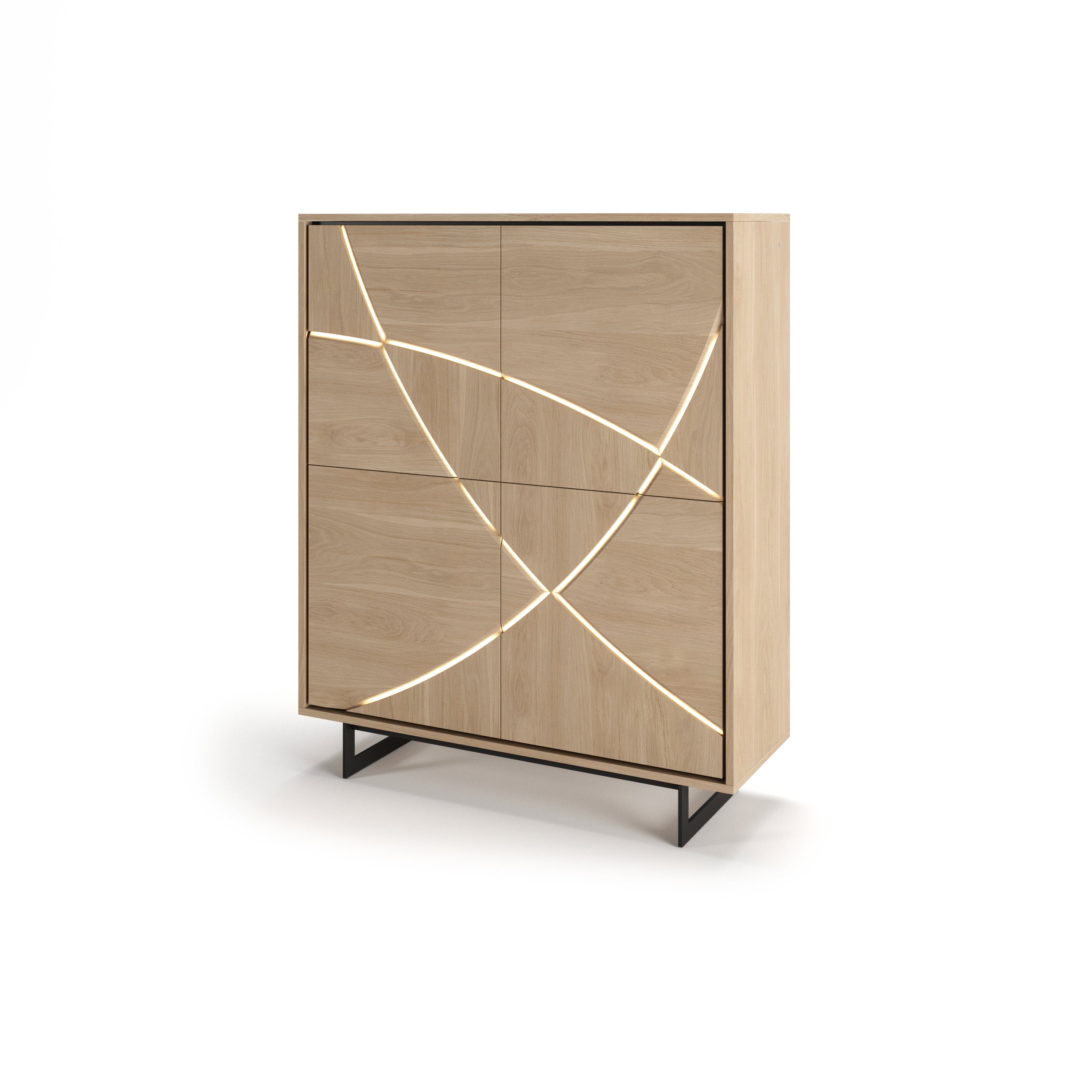 Monte Carlo 4-door display cabinet