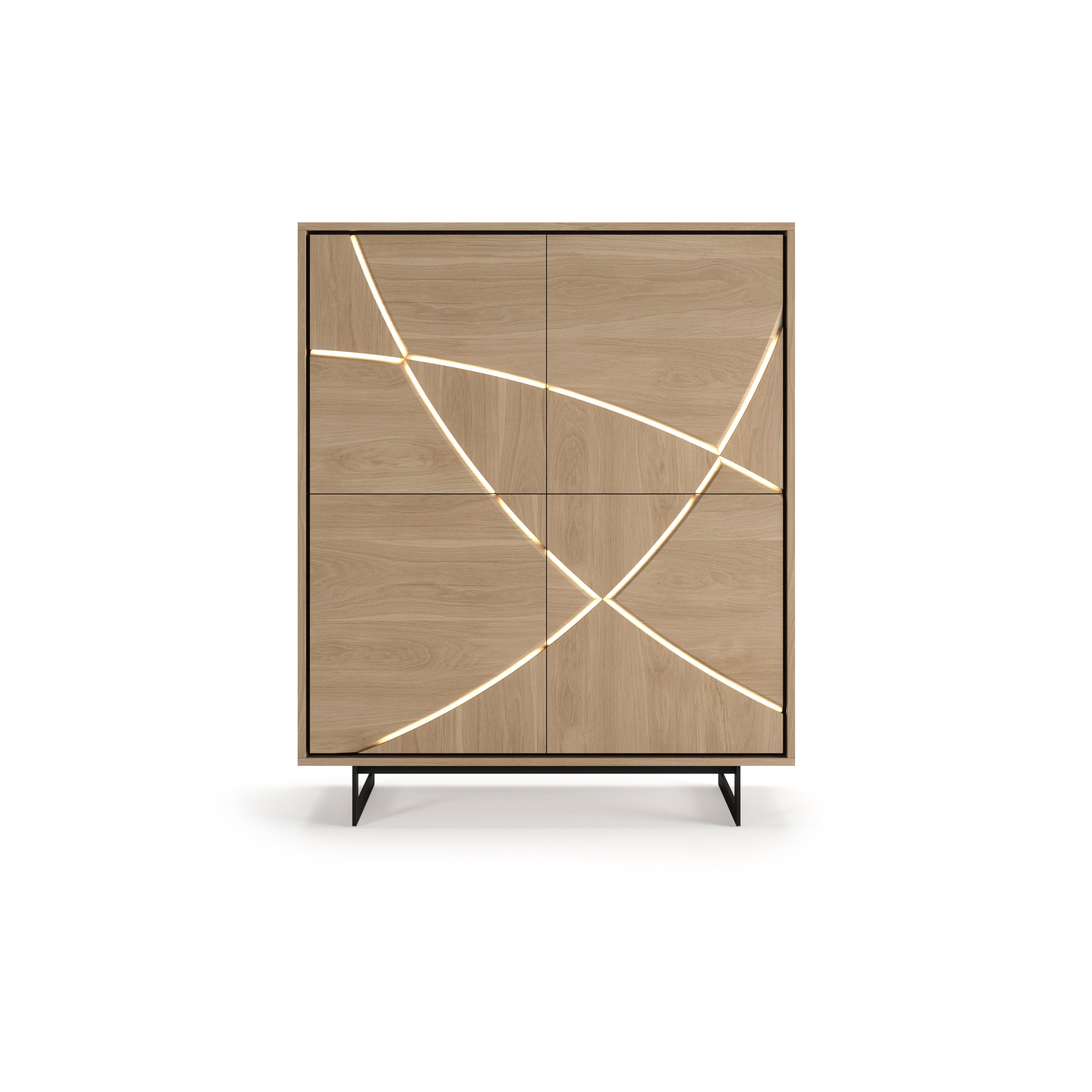 Monte Carlo 4-door display cabinet